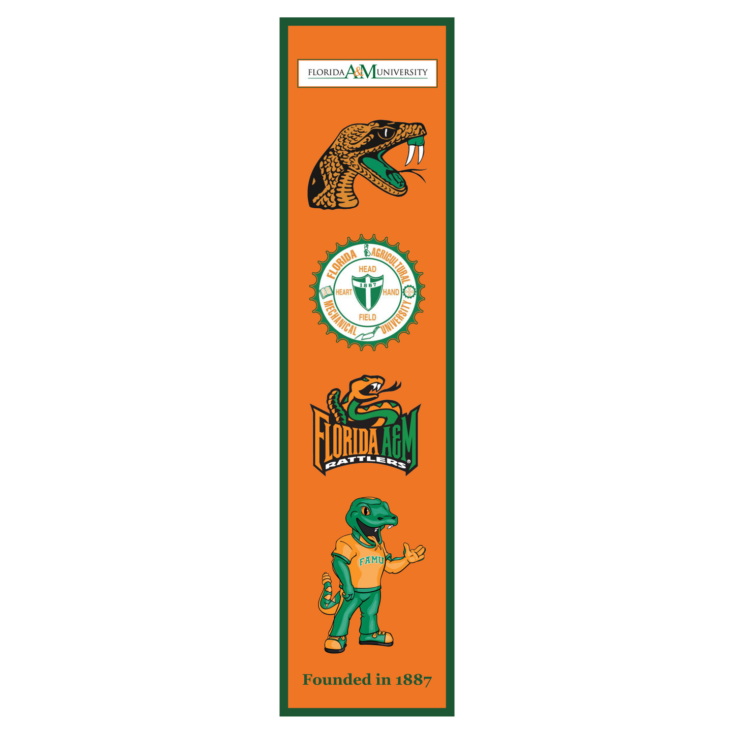 Florida A&M University Orange – Heritage Banner