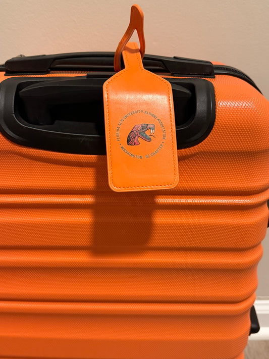 FAMU NAA DC Luggage Tag (Orange)