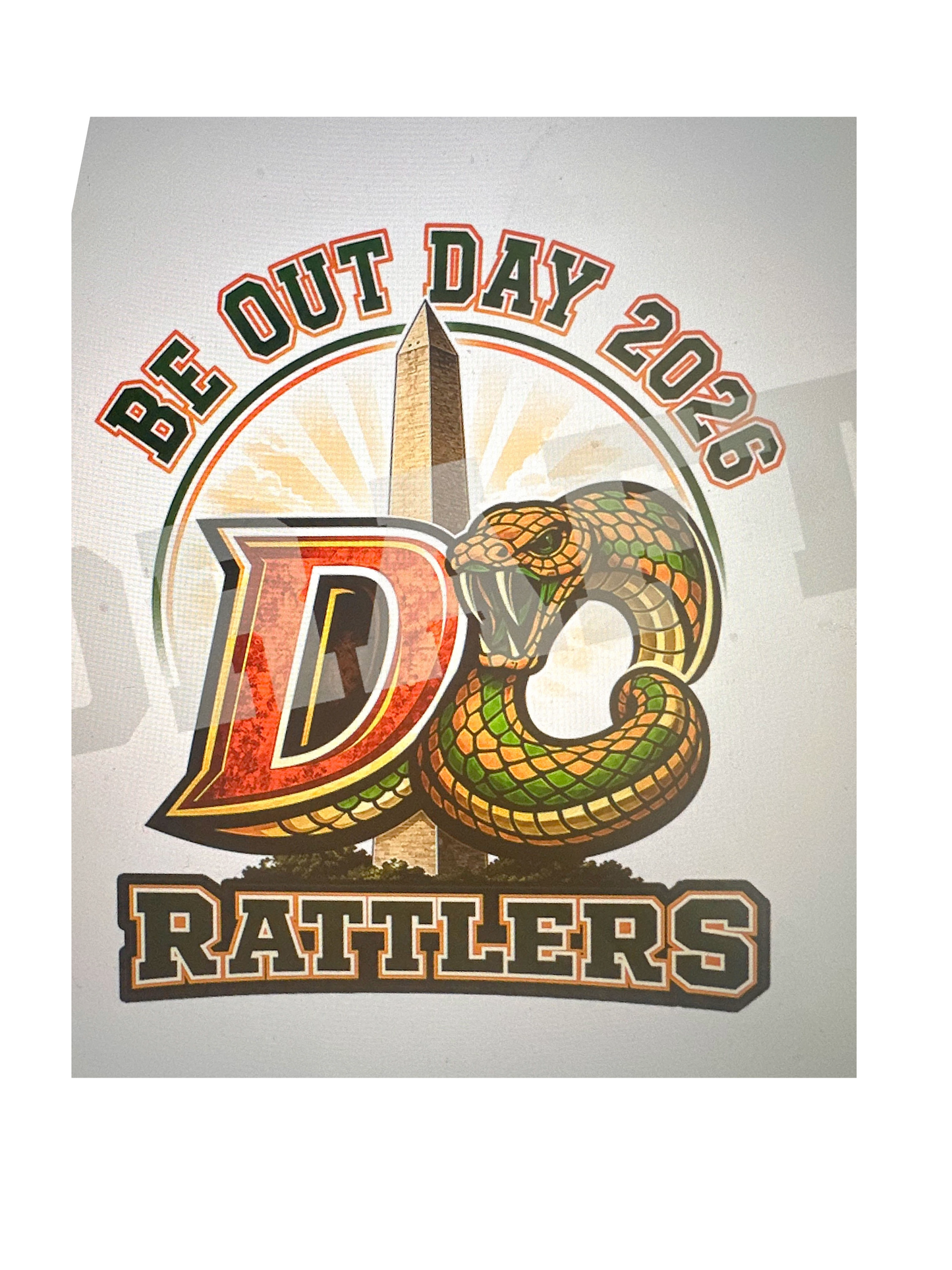 Be Out Day DC  XXLarge Tshirt